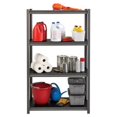 thumbnail image 2 of Lorell Shelving 4-Shelf Steel 3200 lb Cap 36"x18"x60" Black 59700, 2 of 7