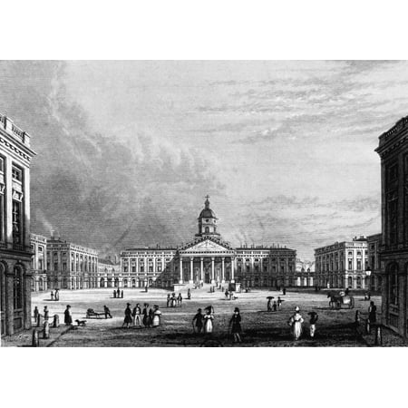 Belgium Brussels 1838 Nplace Royale With Buildings From The 1770S In Brussels Belgium Line Engraving From Souvenirs Pittoresques De La Belgique London 1838 Poster Print by Granger