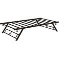 thumbnail image 1 of Cadre de Lit Gigogne Escamotable avec Roulettes Verrouillables, Plateforme Métallique Pliable, 1 of 2