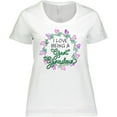 thumbnail image 3 of Inktastic I Love Being a Great Grandma- Circle of Hearts Women's Plus Size T-Shirt, 3 of 5
