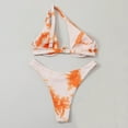 thumbnail image 3 of Cameland Ladies' Sexy Split Fashion Shoulder Steel Support Bikini Solid Color Two-piece Swimsuit, 3 of 6