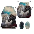 thumbnail image 2 of HUIACONG Cool Horse Gaming Chair Cover with Armrest Covers Stretchy Desk Chairs Covers Slipcover Protectors Washable Gaming Chair Covers Set for Home, Shop, Office, 2 of 8
