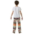 thumbnail image 5 of FORMRS Kids Pajama Pants with Pockets Size 6-8Y Boys Lounge Sleep Bottoms, Artistic Desert Waves, 5 of 8