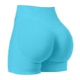 thumbnail image 5 of Yoga Shorts High Waist Hip Lift Quick Dry Sports Shorts High Elastic Seamless Running Fitness Shorts, 5 of 8