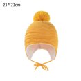 thumbnail image 2 of Baby's Soft Knit Warm Hat Cozy Winter Pom-Pom Beanie, 2 of 5