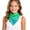 Green, variant on Neck Scarf for Kids Custom Text Printed Scarf for All Ages Unique Handmade Style Lightweight Shawls for Kids Brick Red,One Size