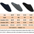 thumbnail image 2 of Men Women Plush Slippers For Home Non Slip House Shoes Unisex Indoor Plus Size, 2 of 7