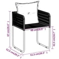 thumbnail image 2 of vidaXL 7 Piece Garden Dining Set Black, 2 of 4
