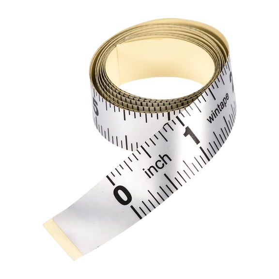 Uxcell Measuring Tape Polyester Adhesive Backed Tape 40" Length Inch Scale for Workbench