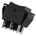 thumbnail image 1 of 2-pack 6 PIN DPDT Double Pole Double Throw 20 Amp Momentary Rocker Switch, 1 of 8