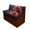 Fire and Ice Wolf, variant on XYZCANDO Fire and Ice Wolf RV Dinette Cushions Comfortable Camper Accessories Washable Loveseat Sofa Chair Cover Furniture Protector Soft 2 Seat Sofa Cover for RV Camper Car Bench Red
