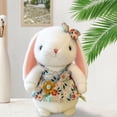 thumbnail image 1 of de Peluche de Juguete de Peluche Conejo de Pascua Decoración Huggable Conejo Estatuilla Muñeca de Peluche Animal de Peluche para Niñas Niños gris claro 25cm, 1 of 8