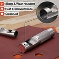 12 PCS Steel Hollow Leather Punch Set 1/8''3/4''(319mm) Heavy Duty