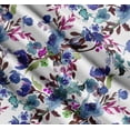 thumbnail image 3 of Soimoi Cotton Cambric Fabric Flower & Leaves Watercolor Decor Fabric Printed Yard 56 Inch Wide, 3 of 7