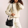 thumbnail image 2 of Bolso cruzado de cuero Fossil Jolie Cargo negro 28x8x20 cm, 2 of 7