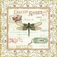thumbnail image 2 of Audit, Lisa 20x20 Black Ornate Wood Framed with Double Matting Museum Art Print Titled - Rose Garden VI, 2 of 4