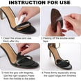 thumbnail image 5 of 3 Pair Metatarsal Pads Women Ball of Foot Cushions for Women Shoe Pads for Women Shoes That are Too Big Shoe Pads Non Slip Pads for Shoes Stop Feet from Sliding Forward in Heels High Heel Inserts, 5 of 6