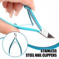 thumbnail image 2 of Professional Stainless Steel Nail Clippers with Ergonomic Grip for Home and Travel, 2 of 8