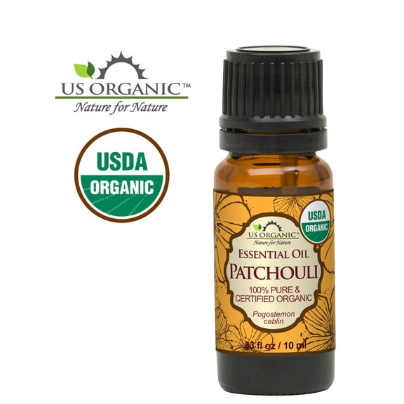 US Organic Patchouli Essential Oil, 100% Pure Certified USDA Organic
