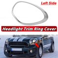 thumbnail image 4 of Anillo embellecedor De faro delantero izquierdo 51139801573 para faro delantero R60 Countryman 11-16 bisel cromado De, 4 of 5