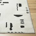 thumbnail image 5 of Hauteloom Winda Hallway, Kitchen Runner Rug - Farmhouse - High Pile - Ivory, Black - 2'7" x 7'3", 5 of 9