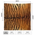 thumbnail image 3 of Tiger Skin Texture Bathrobe Plush Bathrobe Cozy Unisex Winter Bathrobe Warm Water Absorbent, 3 of 9
