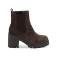 thumbnail image 2 of Aqua College Womens Raine Leather Pull On Ankle Boots, 2 of 3