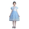 thumbnail image 1 of HAWEE Grisl Elsa Princess Robe Reine Costume Cosplay Déguisement avec Accessoires (Cape Non Incluse), 1 of 6
