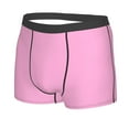 thumbnail image 2 of Balery Pink Men's Boxer Briefs, Soft and Breathable Cotton Underwear with nylon Waistband-Large, 2 of 9