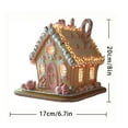 thumbnail image 3 of Festive Gingerbread House 2D Acrylic Stand for Christmas Desktop Decoration and Holiday Cheer, 3 of 6