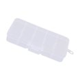 thumbnail image 1 of 10 Grid Plastic Jewelry Removable Adjustable Dividers Plastic Compartment Storage Box Beads Earring Container White, 1 of 9