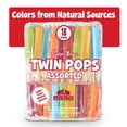 thumbnail image 2 of Budget Saver Twin Pops, Assorted Flavors, 18 Count, Frozen Popsicles, Cherry, Banana and More, 2 of 9