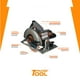 thumbnail image 2 of Sierra Circular 7-1/4 Industrial 1800w Truper Truper SICI-7-1/4N4, 2 of 6