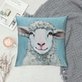 thumbnail image 2 of Autua Sheep Graphic Decorative Pillow Cover for Home Couch Living Room Sofa, Square, 1PC 24x24in, 2 of 5