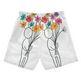 thumbnail image 7 of FORMRS Boys Swim Trunks Quick Dry Mesh Liner Boardshorts Sizes XS-XL, Colorful Flower, 7 of 7