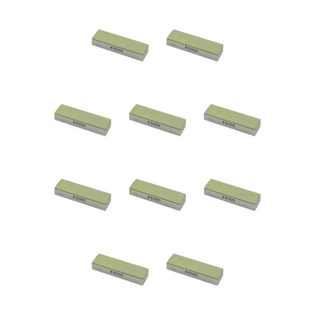 Bewildely Carbito de resina resistente Green CarbiteResin Oilstone para resultados de afilado duraderos y buen desgaste 6000mash 6000 puré 10Conjunto