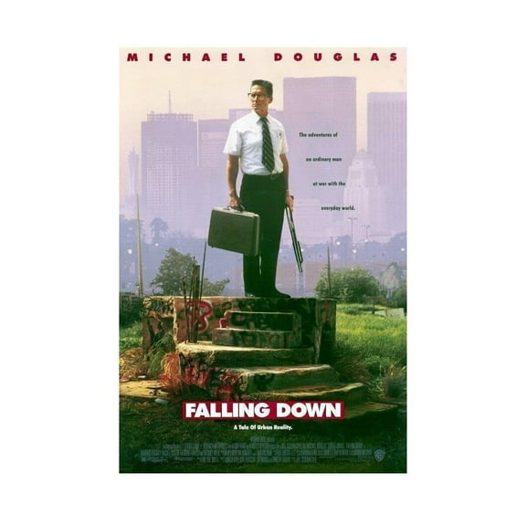 Falling Down Michael Douglas Robert Duvall Movie Film Poster