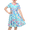 Blue Easter, variant on Sunny Fashion Girls Easter Dress With Bunny And Egg Print Dresses Blue Short Sleeve Knee Length Dress 4 Years