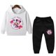 thumbnail image 3 of Ropa de primavera para niños, suéter de manga larga con capucha y pantalón de Frozen Elsa para niñas, conjuntos de 2 piezas, ropa para niñas pequeñas, 3 of 5