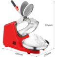 thumbnail image 5 of 220V 300W Electric Ice Crusher, Household & Commercial Ice Shaver Block Breaking Grinding Machine, 85kg/h (blue), 5 of 5