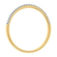 thumbnail image 2 of 0.08 Carat (ctw) 10K Yellow Gold Diamond Ladies Wedding Anniversary Stackable Ring (Ring Size 4.5) (I1-I2 Clarity), 2 of 4