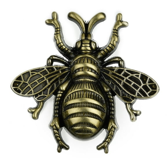 MYG pour Pommeau de Garde-Robe en Forme d'Abeille Poignées de Meuble en Laiton Boutons de Porte Poignées d'Armoire Poignées de Tiroir d'Armoire de Cuisine Déco Maison 5 Couleurs Disponibles Alliage de Zinc 59x56x29mm