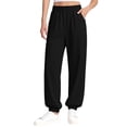 thumbnail image 4 of XXWXYD Girls Wide Leg Athletic Pants Lightweight Harem Pants Summer Elastic High Waist Loose Sports Jogger Sweat Pants Summer Lightweight Trousers, 4 of 9