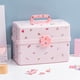 thumbnail image 4 of Caja de almacenamiento de accesorios para el cabello Qarigey rosa, 4 of 6