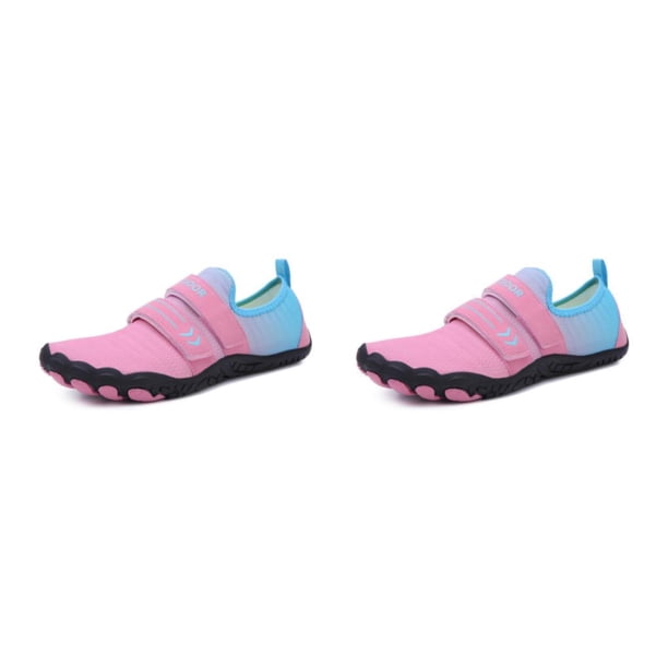 Qarigey Zapatos de agua transpirables para caminar en la playa, zapatillas de deporte para caminar en cuclillas, zapatos deportivos de Fitness Rosa Talla 36 2piezas