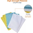 thumbnail image 7 of Microfiber Cleaning Cloths for Cars, Non-Abrasive, Highly Absorbent, Lint and Scratch-Free, Reusable and Washable, Detailing Towels, 16" x 12", Blue/White/Yellow, 144-Pack, 7 of 7