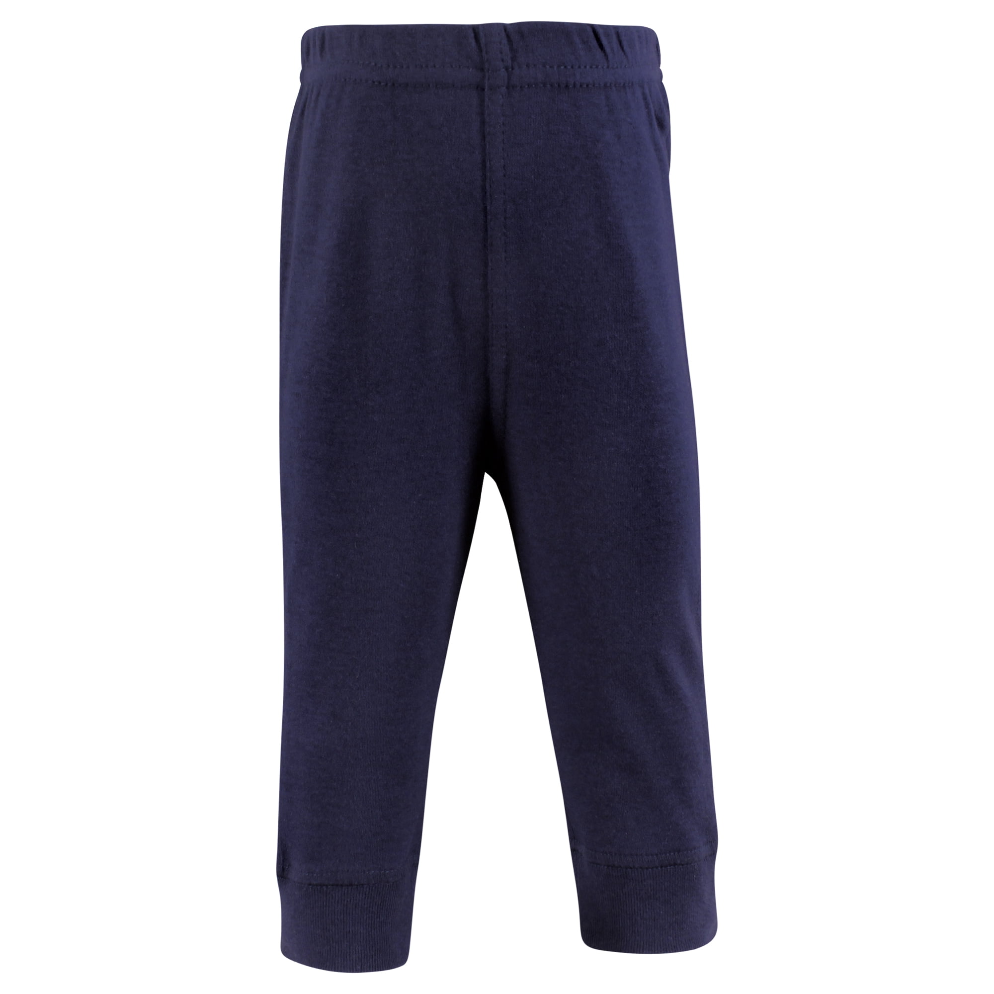 Hudson Baby Cotton Pants and Leggings, Charcoal Teal Blue, 6-9 Months