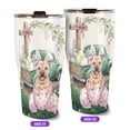 thumbnail image 2 of Easter Egg Chinese Shar-Pei Bunny Ear Welcome Spring Truck 30oz Stainless Steel Tumbler Insulated Cup with Lid Dog Lover - 12002, 2 of 5