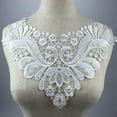 thumbnail image 4 of GUOOL 2 Pieces White Flower Lace Collar Sewing Applique DIY Detachable Necklace, 4 of 9