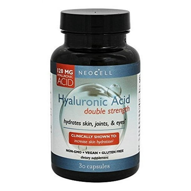 NeoCell Hyaluronic Acid Double Strength 120 mg. 30 Capsules